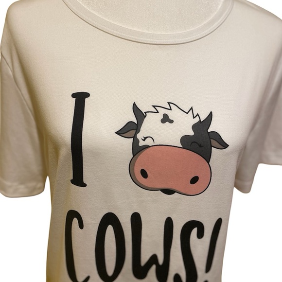 Cows‎ Tee Size Small/Medium - Picture 2 of 4